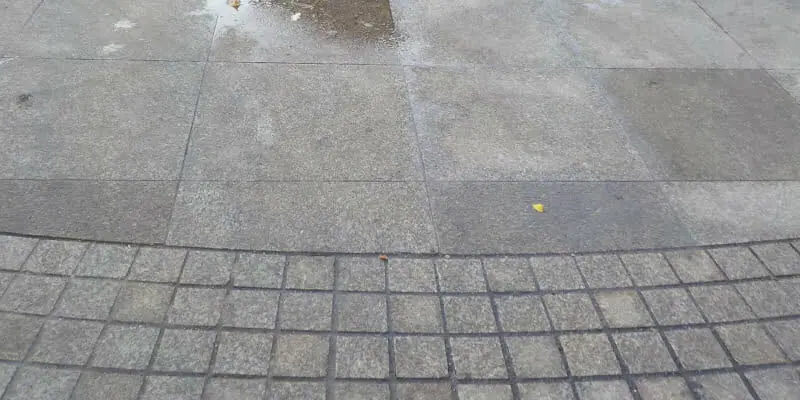 Granite surface cobblelock cleaning and sealing P Mac Dublin