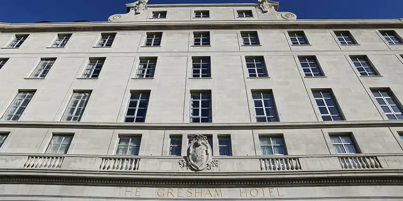 hero gresham hotel P Mac facade cleaning project