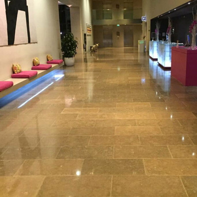 Gibson Hotel Polished Floors by PMAC