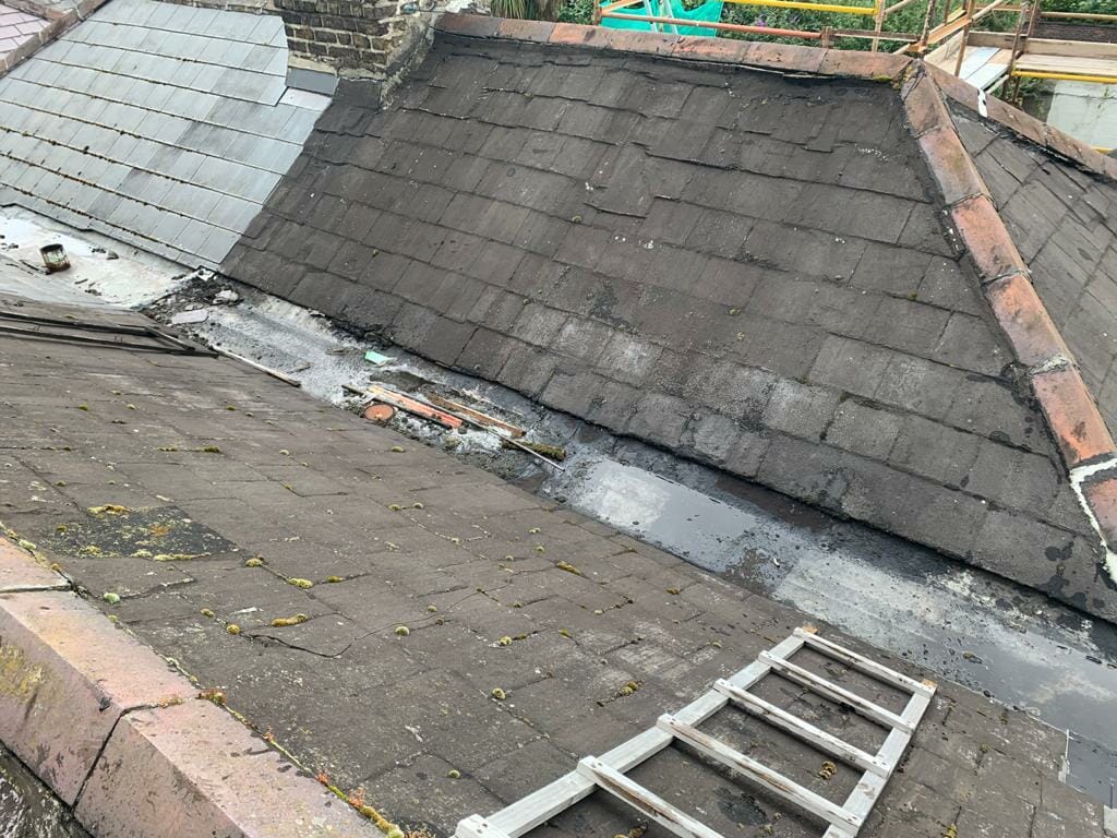 Georgian roof before