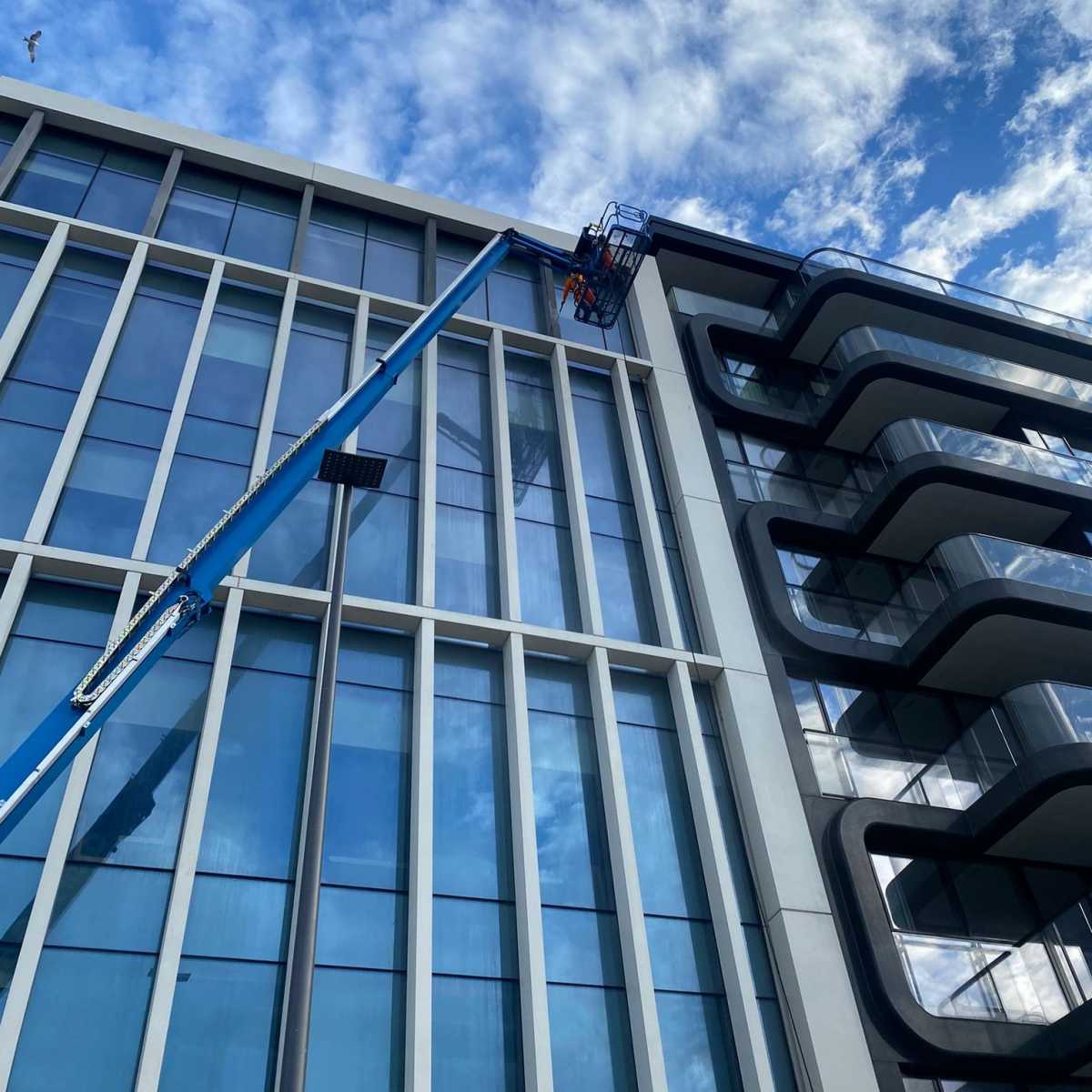 Facades cleaned removing mortar build up - Facade cleaning brick