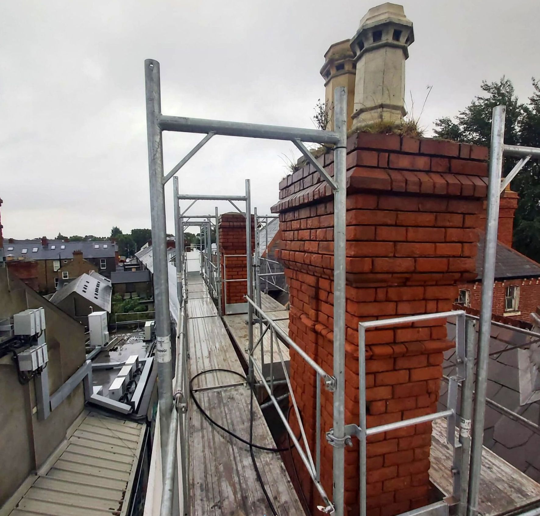 Restoration of chimneys on Georgian House, Harold's Cross, Dublin