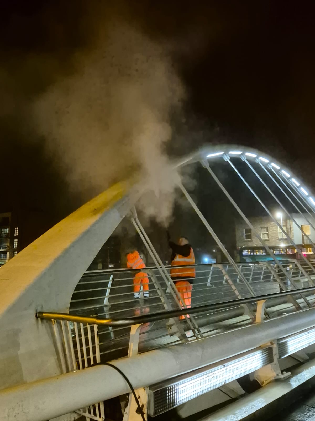 PMAC cleaning bridge in Dublin