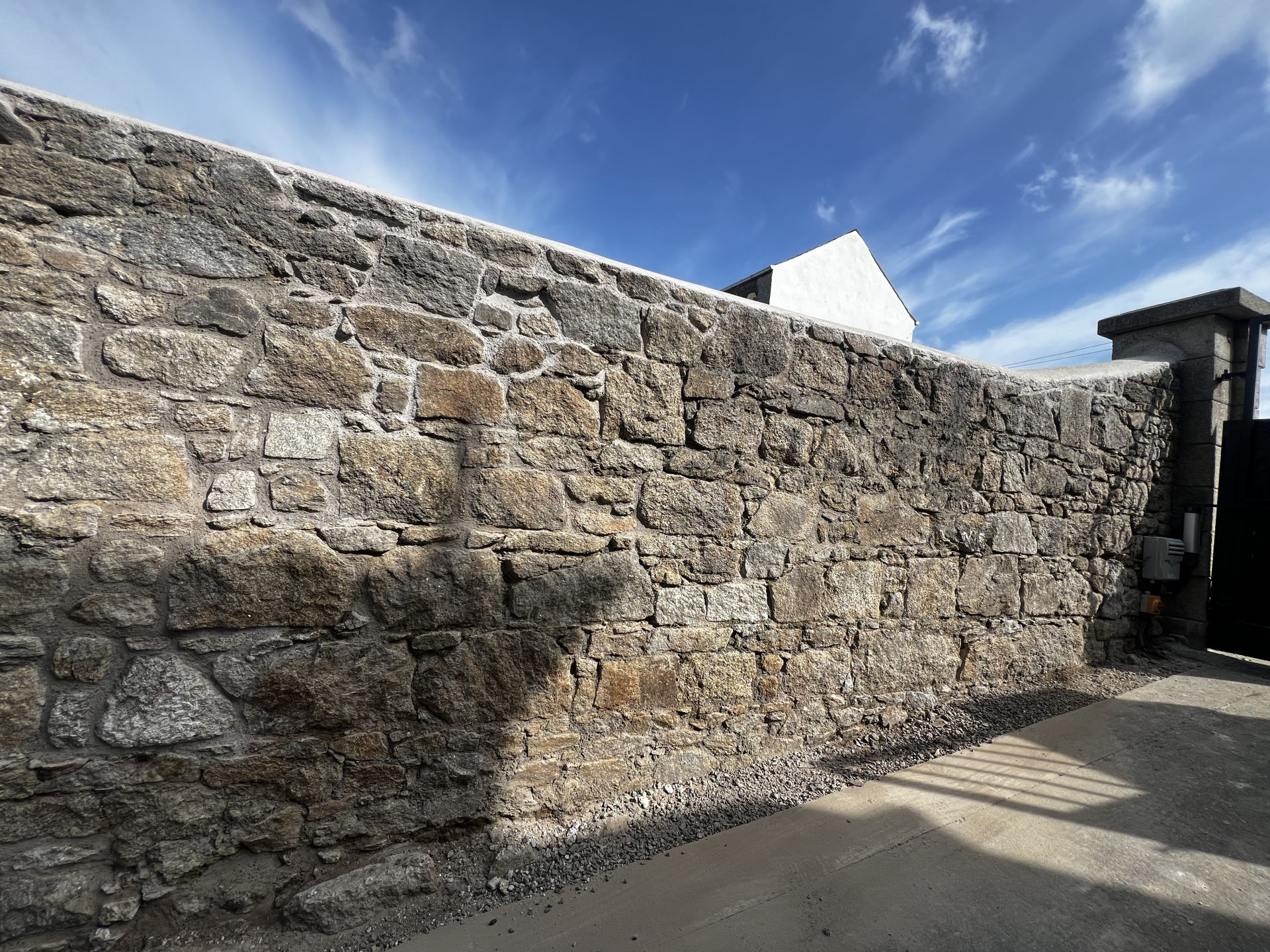 Restored Parochial Garden Wall by PMAC