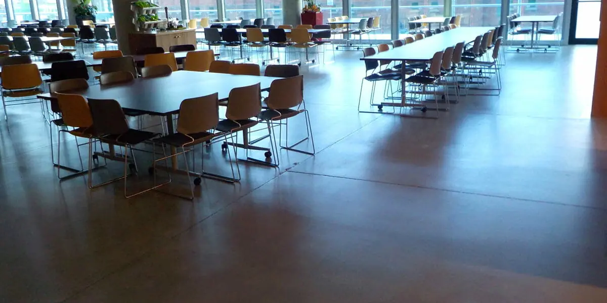 polished concreta by PMAC in tech headquarters