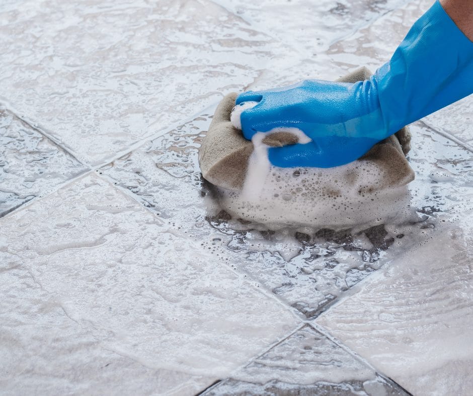 PMAC Stone Soap cleans stone floors to perfection